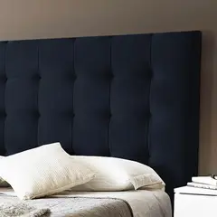 EKONOMODO COLOMBIA - Cabecero Lujo Luxury para Cama Doble Azul