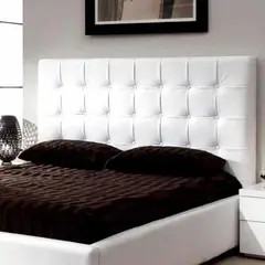 EKONOMODO COLOMBIA - Cabecero Ilusión para Cama Doble Blanco Perla