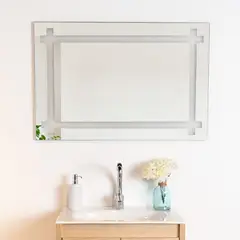 REFLEKTA - Espejo con Marco Interno Sandblasting 90x60x3.4cm