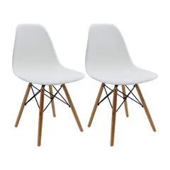 OR DESIGN - Set X2 Sillas Eames Blanco