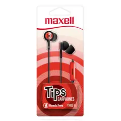 MAXELL - Audífonos Con Micrófono In-Tips Stereo Buds Rojo