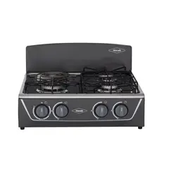 HACEB - Estufa de Sobremesa Mixta 3X1 Gas Propano Plata
