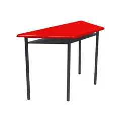 EKM DESIGN - Pupitre Trapezo 53X120X61 Rojo