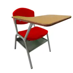 EKM DESIGN - Pupitre Madera Norma Junior 38x36x61 Rojo