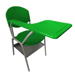 EKM DESIGN - Pupitre Escolar con Porta Libros 40x40x80 Verde