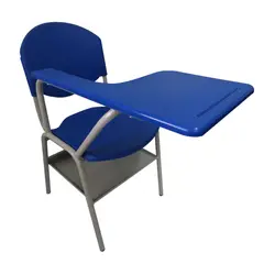 EKONOMODO COLOMBIA - Pupitre Escolar con Porta Libros 40X40X80 Azul