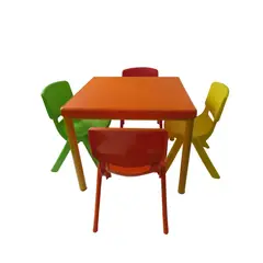 EKONOMODO COLOMBIA - Combo Mesa Infantil Andy + 4 Sillas Andy Multicolor