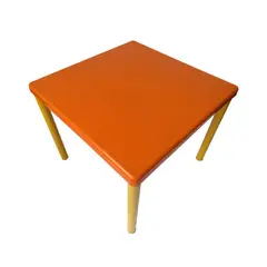 EKONOMODO COLOMBIA - Mesa Infantil Andy 50x50x53 Naranja/Amarillo