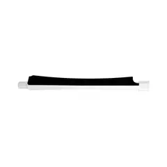 BOCCHERINI - Niple ABS Blanco-Negro de 1/2 Pulgada