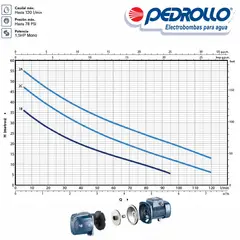 PEDROLLO - Equipo de Presión Electrónico Presflo + Future Jet 1.5 Hp 1½ Hp 220V