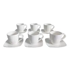 JUST HOME COLLECTION - Set De Café 80Ml 6 Puestos