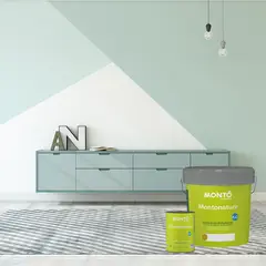 MONTO - Esmalte Multiusos Interior/ Exterior Base Agua Blanco Brillo Montonature 750 ml