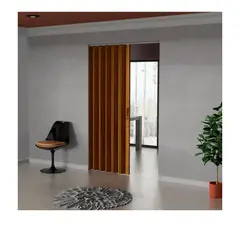 MADERKIT - Puerta Plegable Madera MDP 486- 530X240 Apertura Izquierda - Caramelo