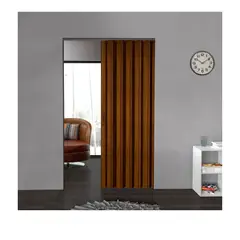 MADERKIT - Puerta Plegable Madera MDP 121- 140X240 Apertura Derecha - Caramelo