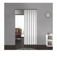 MADERKIT - Puerta Plegable Madera MDP 121- 140X240 Apertura Derecha - Blanco