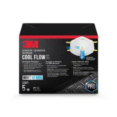 3M - Respirador Particulas 8511 Valvula - Paq X 5Und