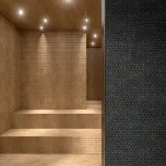 VIDREPUR - Mosaico Vidrio Supreme Sahara 30.7x31.7cm Negro