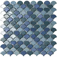 VIDREPUR - Mosaico Vidrio Soul Gremix 31.7x32.4cm Verde