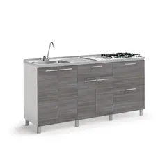 undefined - Mueble Inferior Ibiza Humo 179.4x88.7x50.5cm
