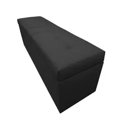 NEW CONFORT - Puff Baúl Nova 120x40x40 Ecocuero Negro