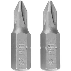 BAUKER - Set 2 puntas philips #1 1pulgada B02121C