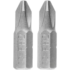 BAUKER - Set 2 puntas phillips # 2 1 pulgada B02221C