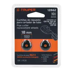 TRUPER - 2 Cuchillas X Blíster Cortador Tubo de Cobre