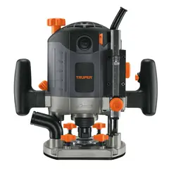 TRUPER - Ruteadora Industrial 1.200 W 28000 RPM 1/2 - 1/4 Pulgada