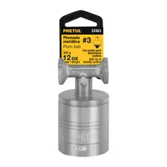 PRETUL - Plomada Metálica con Centro 340 g