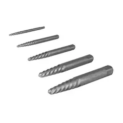 TRUPER - Juego de Extractores de Tornillos 5 Piezas 1/8" hasta 3/4"