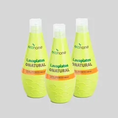 ECOHOME - Set Lavaplatos Líquido Ecológico 500Ml X 3 Unds