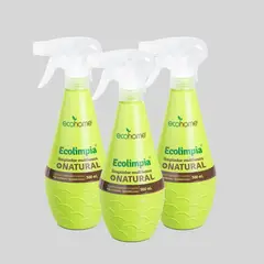 ECOHOME - Set Limpiador Multiusos Repelente De Insectos Ecológico 500Ml X 3Und