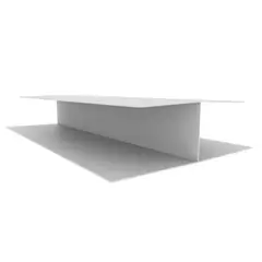 HOLZTEK - Cielo Raso Unión En H De Pvc 2.90Mt Color Blanco