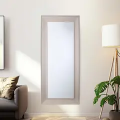 JUST HOME COLLECTION - Espejo Decorativo 80x180 cm Plata