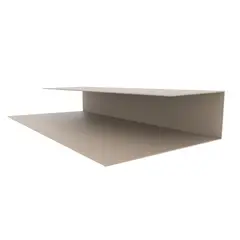 HOLZTEK - Cielo Raso Pefil En U De Pvc 2.90Mt Color Avalon Beige