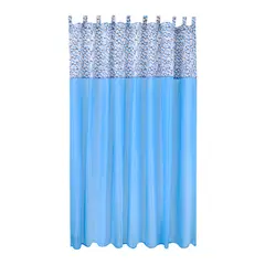 DEKORA - Cortina Bano Azul 200x200 Cm