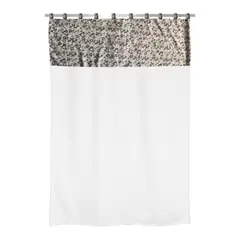 DEKORA - Cortina Bano Blanco 200x200 Cm
