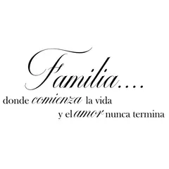 VINILOVERS - Vinilo Decorativo Familia Negro