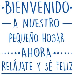 VINILOVERS - Vinilo Decorativo Pequeño Hogar Negro