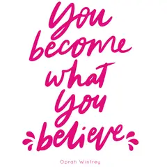 VINILOVERS - Vinilo Decorativo You Become What You Believe