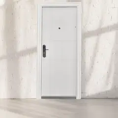 HOLZTEK - Puerta de Seguridad Luxor P/Intemperie 96x205cm Apertura Derecha
