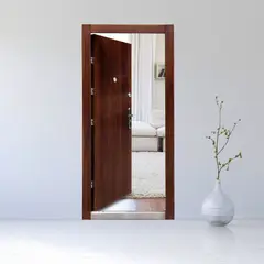 HOLZTEK - Puerta de Seguridad Viena Doble Cerradura 0.90x2.05 Mts. Ap. Derecha