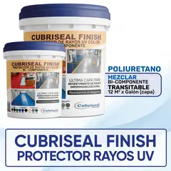 CUBRISEAL - Finish BicoTarro A 5 Galones + Tarro B 2.5 Galones