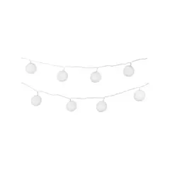undefined - Guirnalda Luz Calida Elect Led 24 Luces Bola Blanco