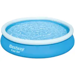 BESTWAY - Piscina Borde Inflable Redonda 366 x 76 cm Bomba/Filtro