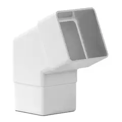 TUBOPLEX - Codo Bajante 45G 13 x 12 x 6 cm x 5 Unidades