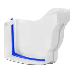 TUBOPLEX - Tapa Exterior Derecha 6x16x14cm X5und
