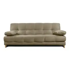 MUEBLES ONLINE - Sofá Cama Martins Multifuncional 5 Posiciones 95X60X190 Tela Camel