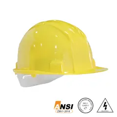 RDL - Casco Eco Tipo I Cremallera Amarillo
