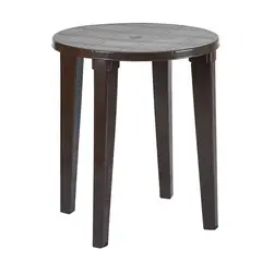 VANYPLAS - Mesa Redonda Plástica Blanco 71x60x71 Cm